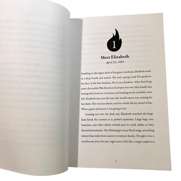 River of Fire Paperback Nancy Gentry Signed First Edition Sultana Historical - Picture 5 of 5